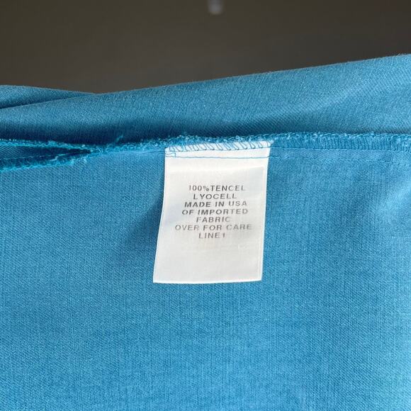 David Dart Button Up Blouse - Blue - Size 2X - Women's - Picture 5 of 7